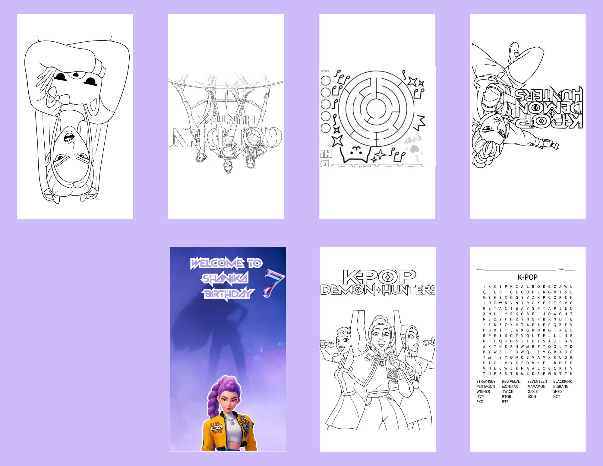 Personalised Small Activity Colouring Booklet