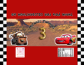 Cars chocolate wrapper